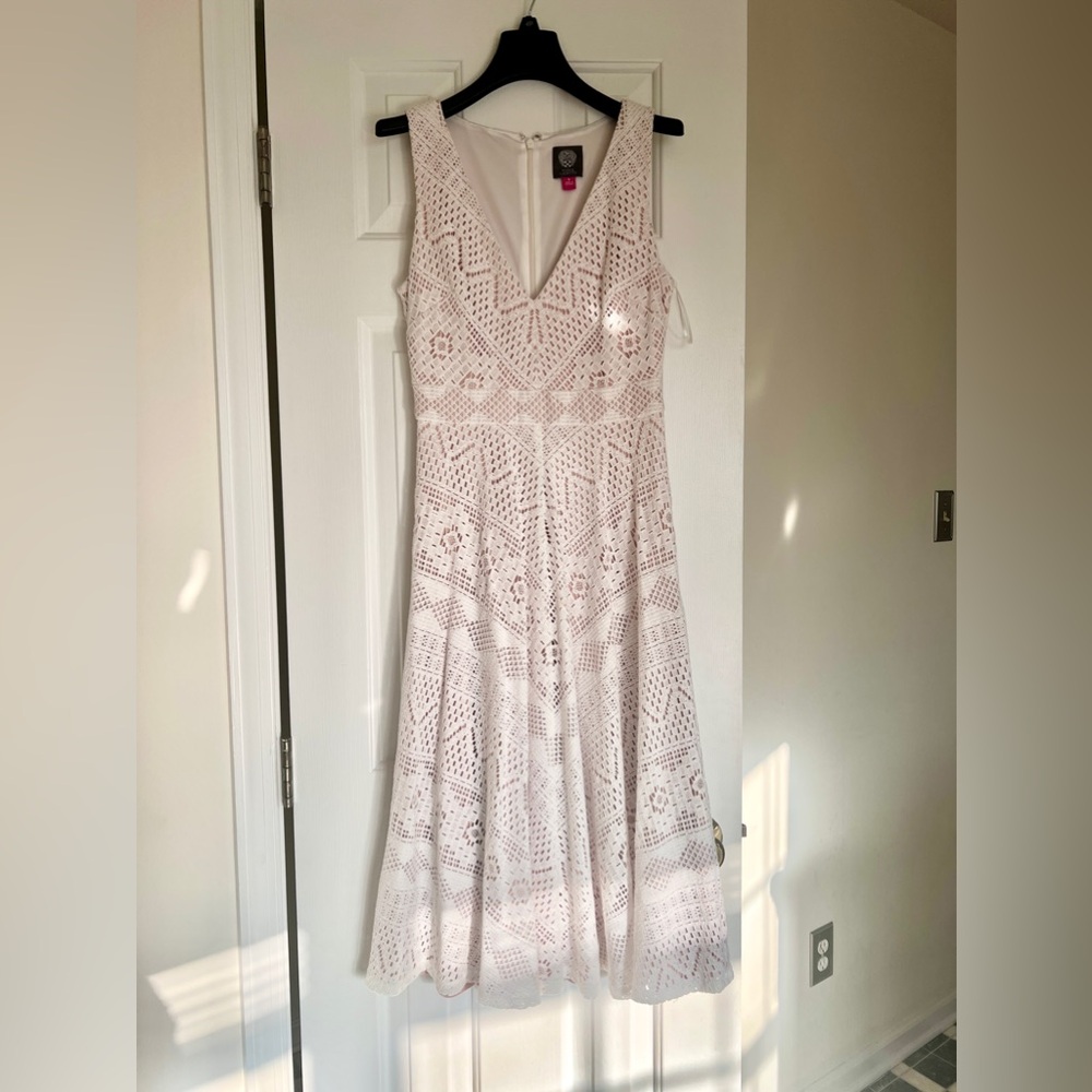 White lace dress